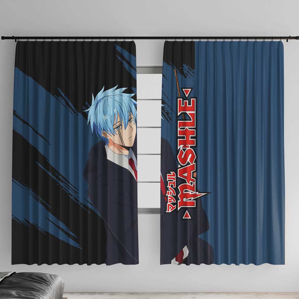 Lance Crown - Magic And Muscles Window Curtain Anime Style