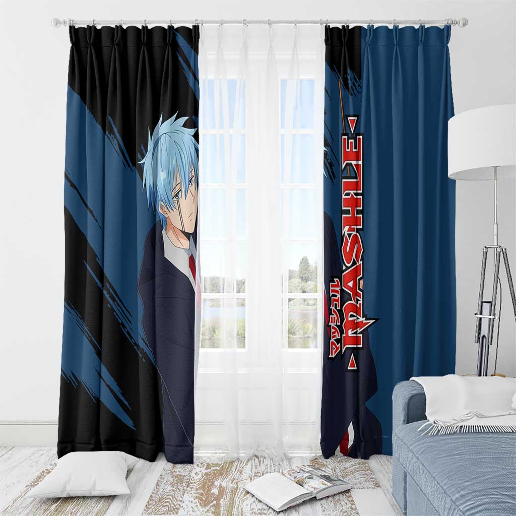Lance Crown - Magic And Muscles Window Curtain Anime Style