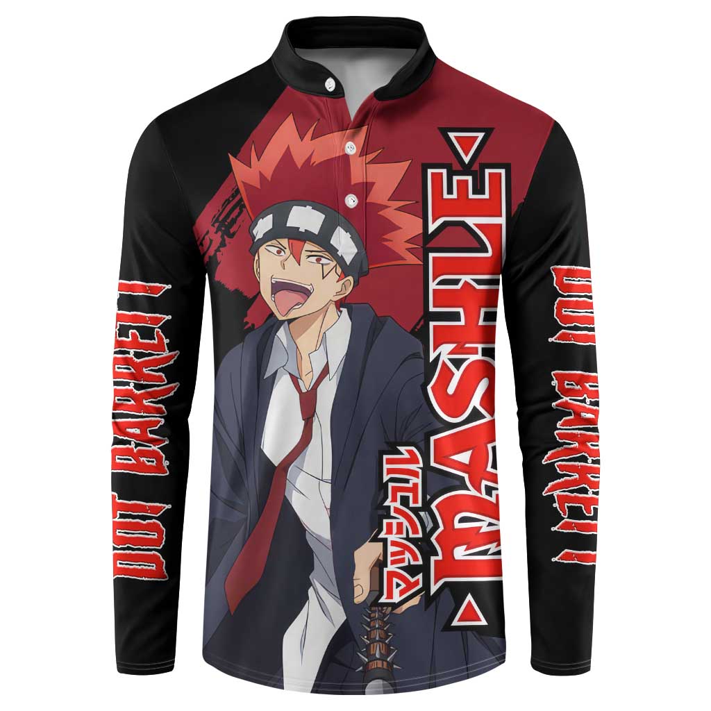 Dot Barrett - Magic And Muscles Button Sweatshirt Anime Style