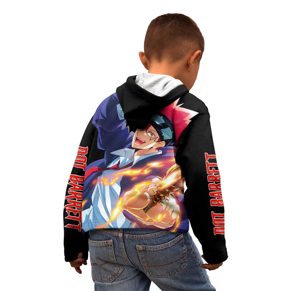 Dot Barrett - Magic And Muscles Kid Hoodie Anime Style