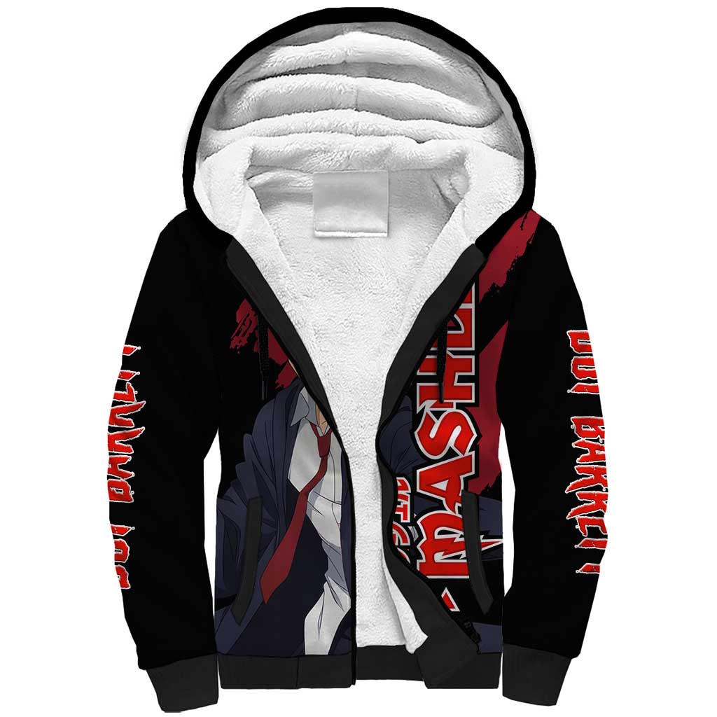 Dot Barrett - Magic And Muscles Sherpa Hoodie Anime Style