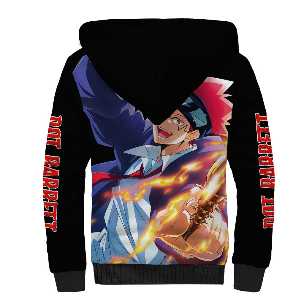 Dot Barrett - Magic And Muscles Sherpa Hoodie Anime Style