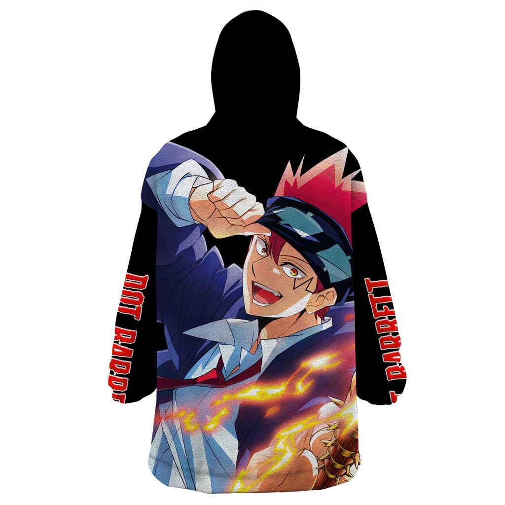 Dot Barrett - Magic And Muscles Wearable Blanket Hoodie Anime Style