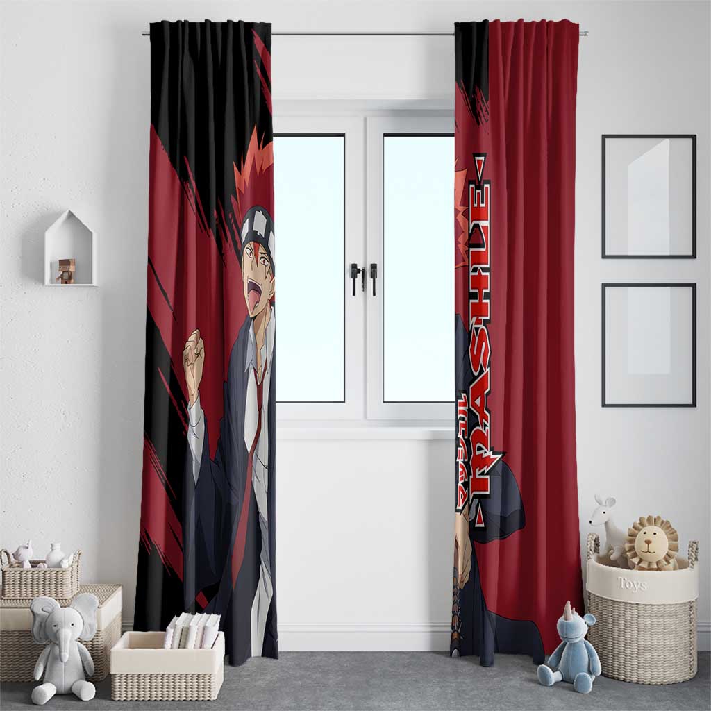 Dot Barrett - Magic And Muscles Window Curtain Anime Style
