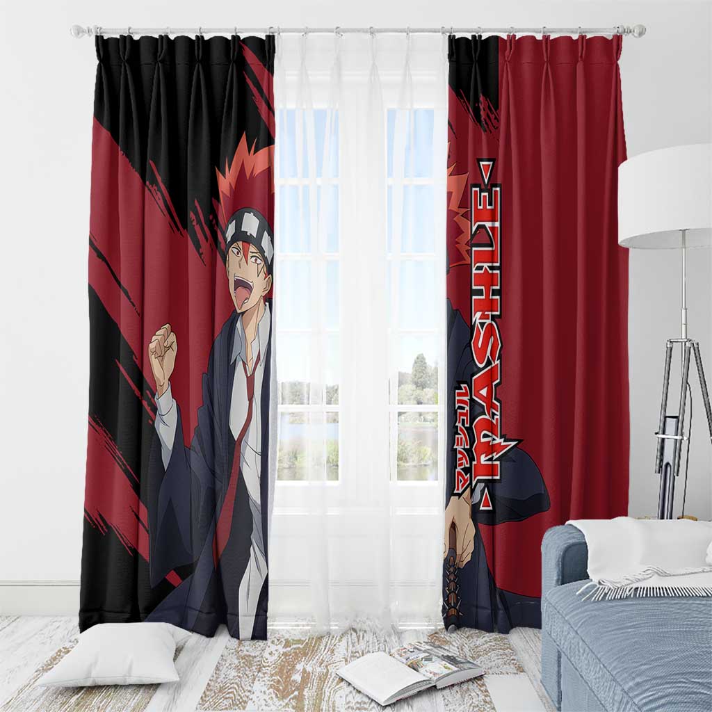 Dot Barrett - Magic And Muscles Window Curtain Anime Style