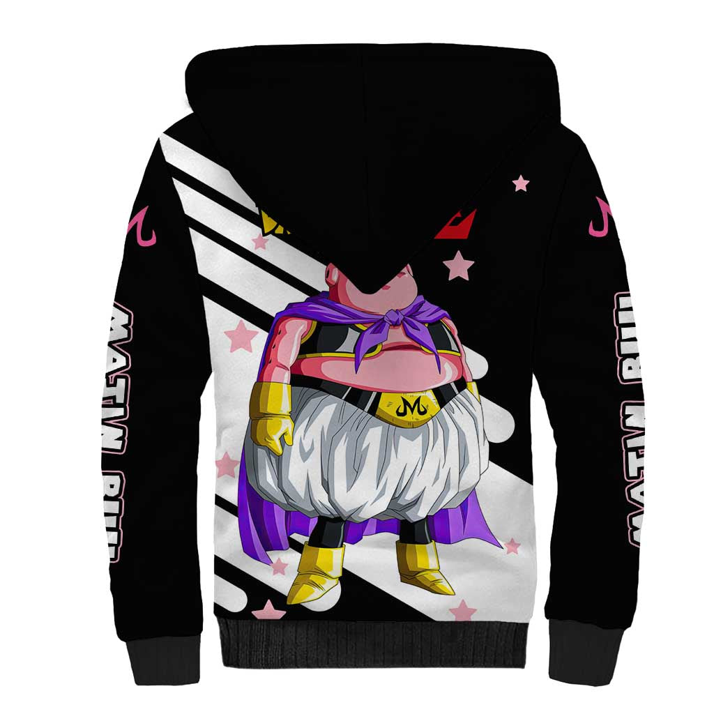Fat Majin Buu - Dragon Ball Sherpa Hoodie Anime Style