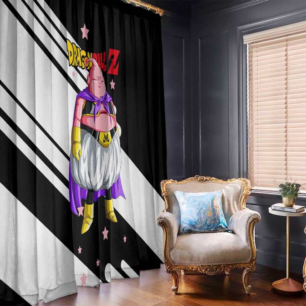 Fat Majin Buu - Dragon Ball Window Curtain Anime Style