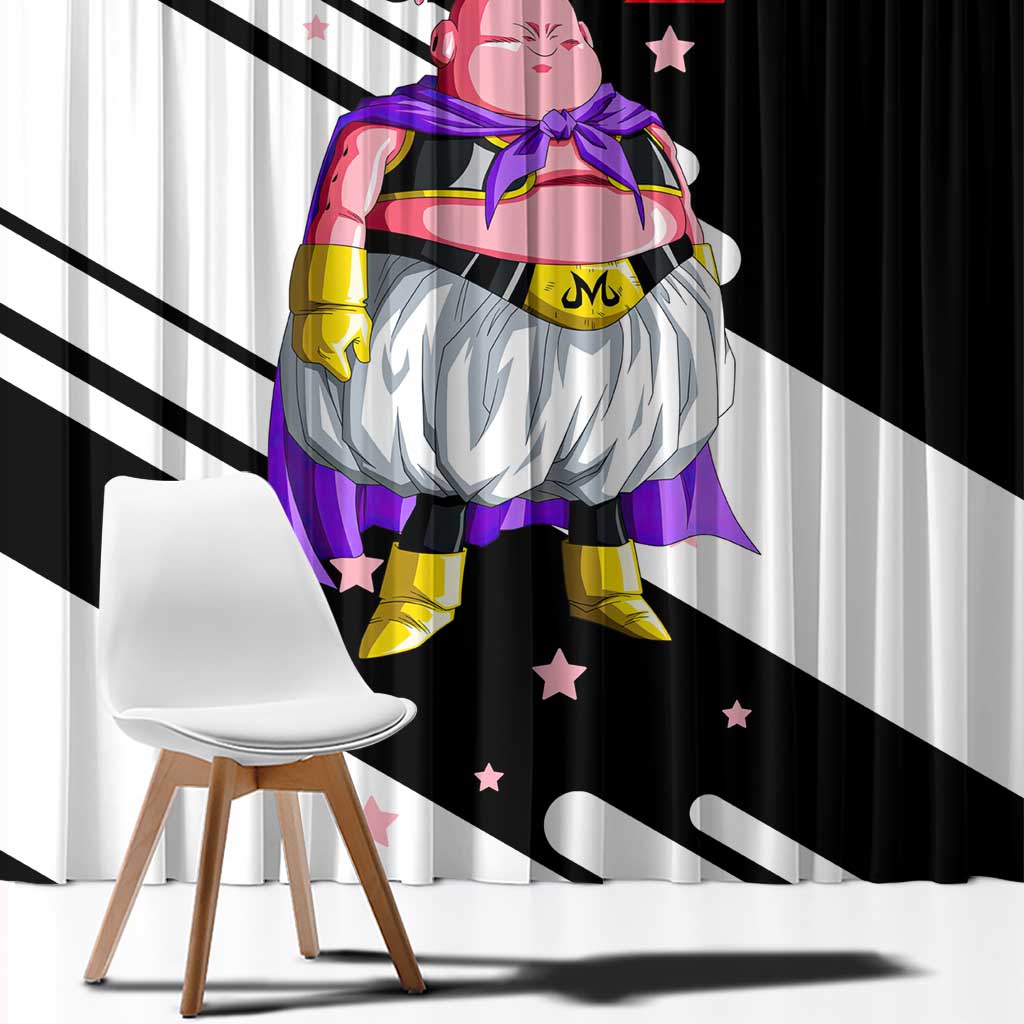 Fat Majin Buu - Dragon Ball Window Curtain Anime Style