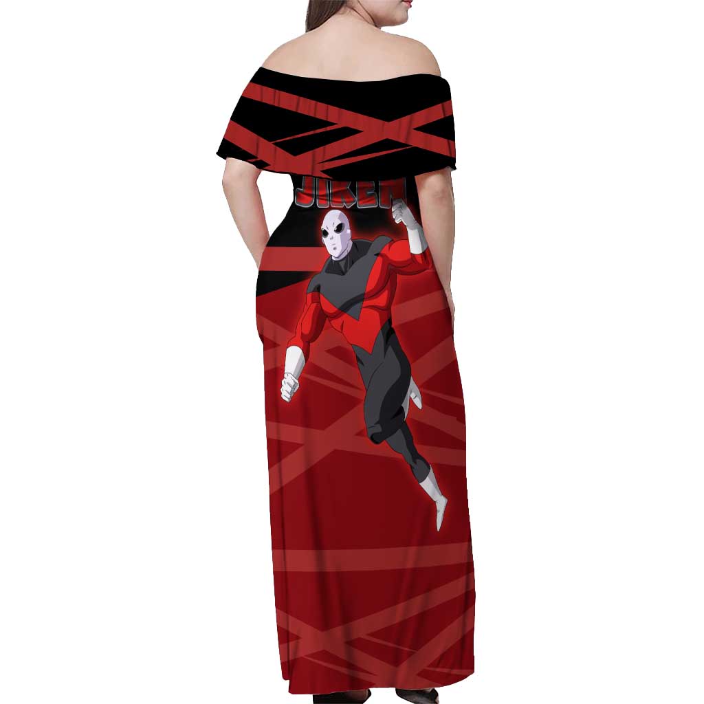 Jiren - Dragon Ball Off Shoulder Maxi Dress Anime Style