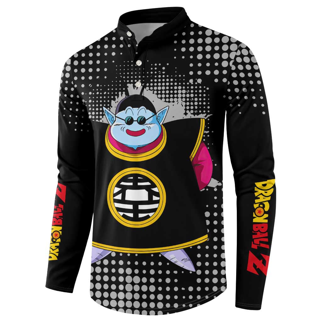 King Kai - Dragon Ball Button Sweatshirt Anime Style