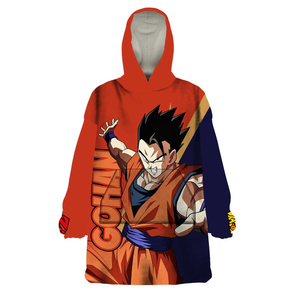 Gohan - Dragon Ball Wearable Blanket Hoodie Anime Style