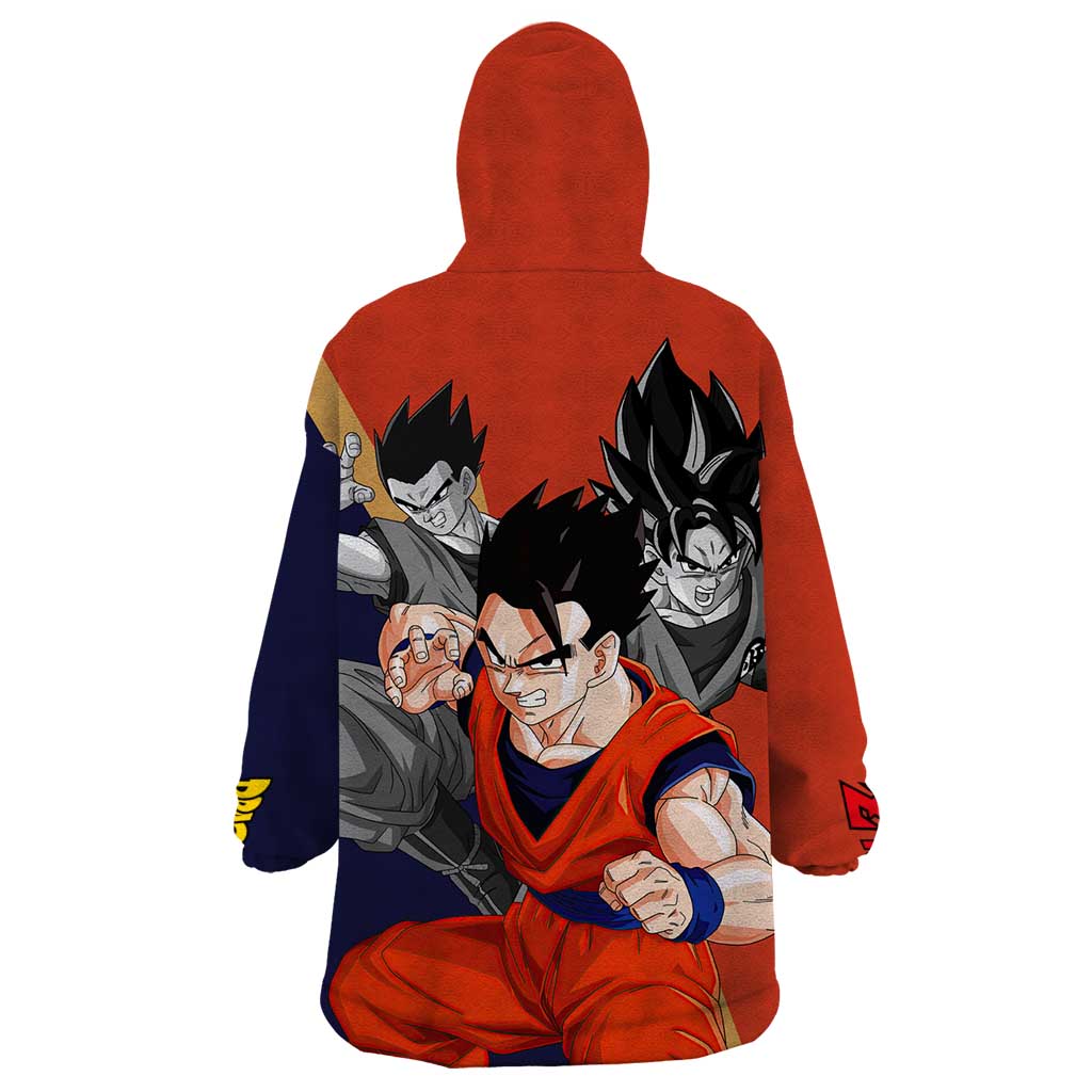 Gohan - Dragon Ball Wearable Blanket Hoodie Anime Style