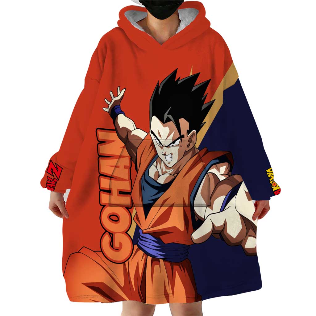 Gohan - Dragon Ball Wearable Blanket Hoodie Anime Style