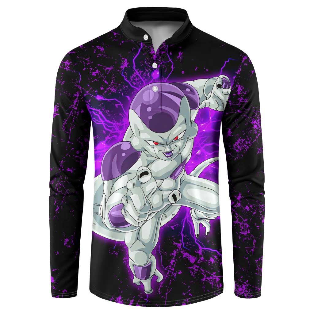 Frieza - Dragon Ball Button Sweatshirt Anime Style