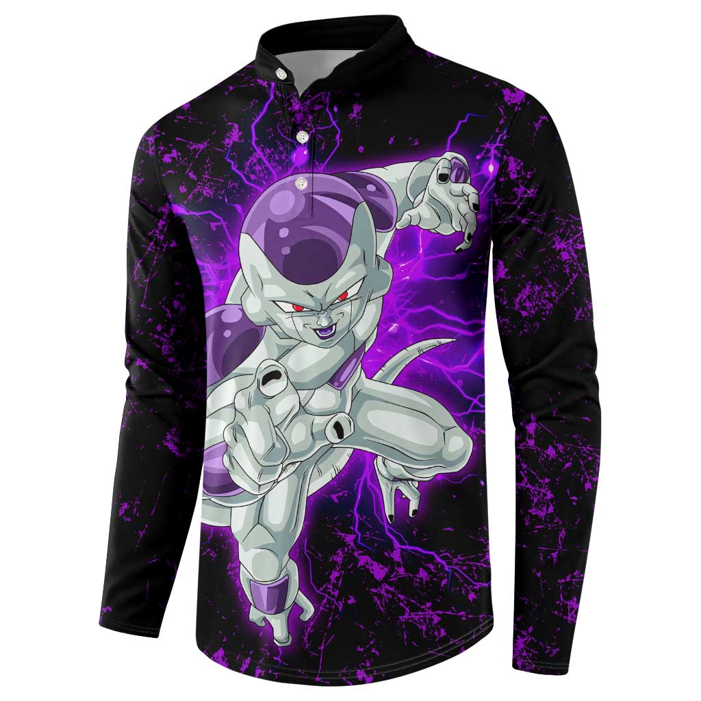 Frieza - Dragon Ball Button Sweatshirt Anime Style