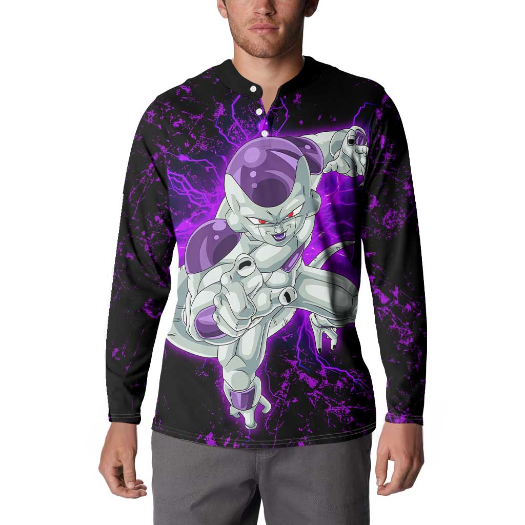 Frieza - Dragon Ball Button Sweatshirt Anime Style