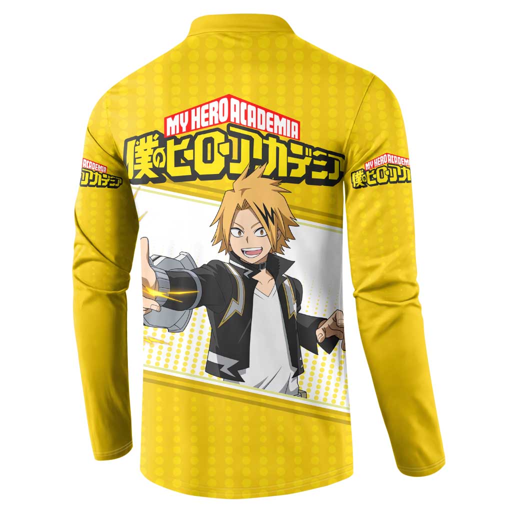 Denki Kaminari - My Hero Academia Button Sweatshirt Anime Style
