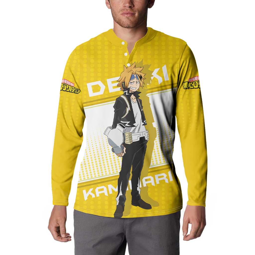 Denki Kaminari - My Hero Academia Button Sweatshirt Anime Style