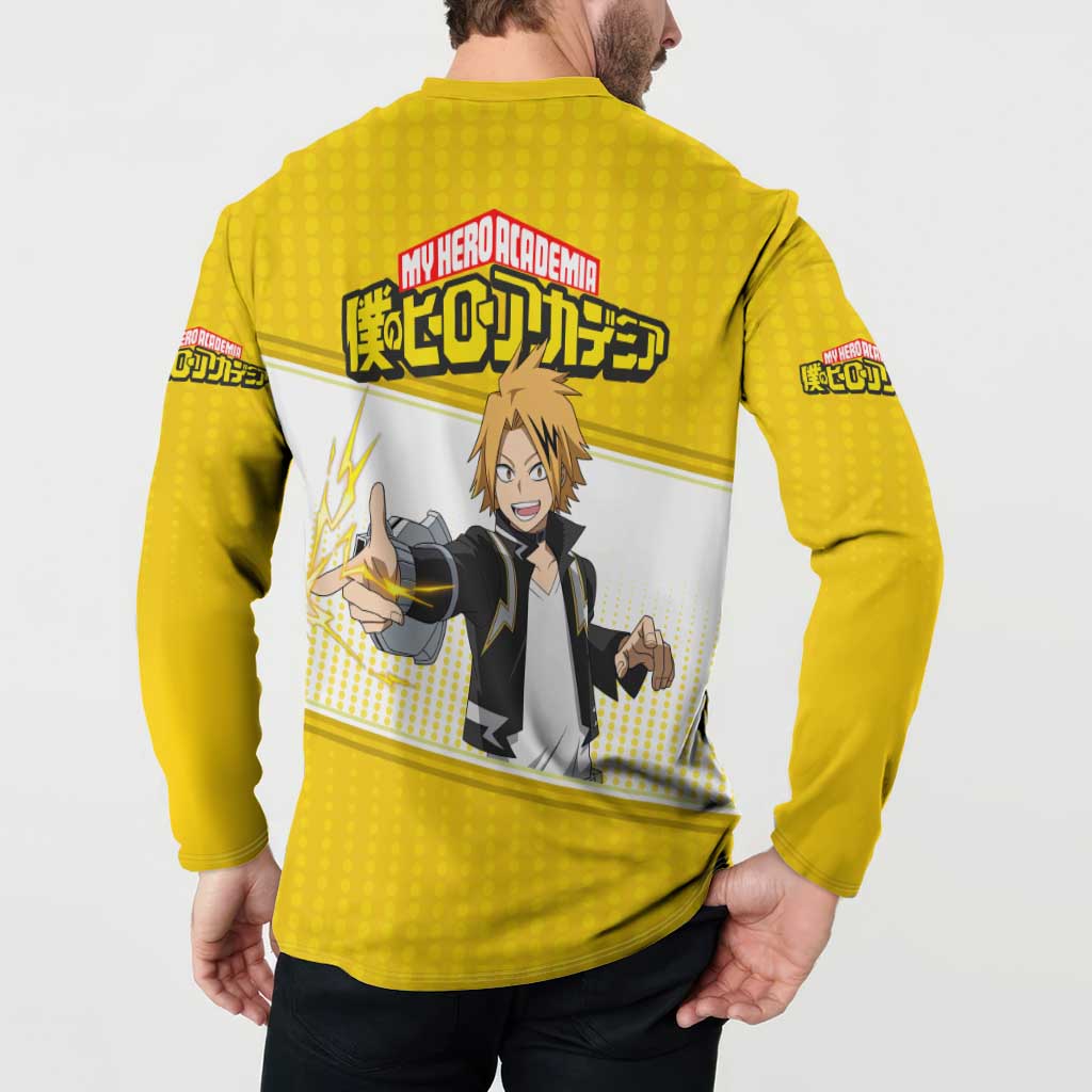 Denki Kaminari - My Hero Academia Button Sweatshirt Anime Style