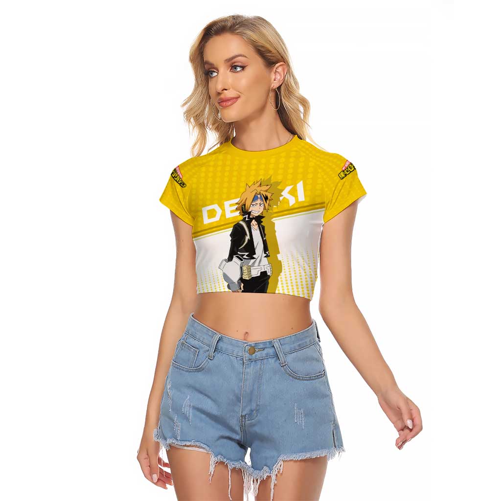 Denki Kaminari - My Hero Academia Raglan Cropped T Shirt Anime Style
