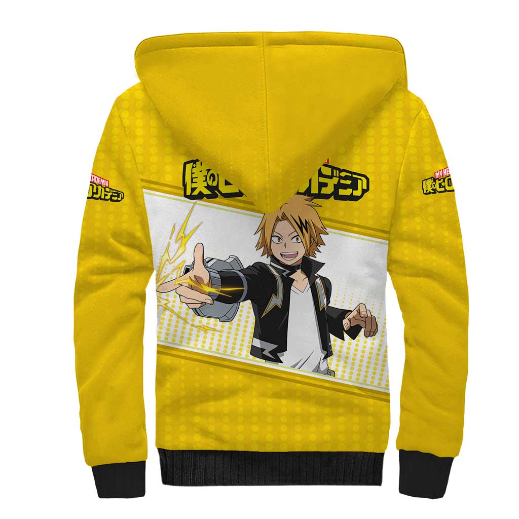 Denki Kaminari - My Hero Academia Sherpa Hoodie Anime Style