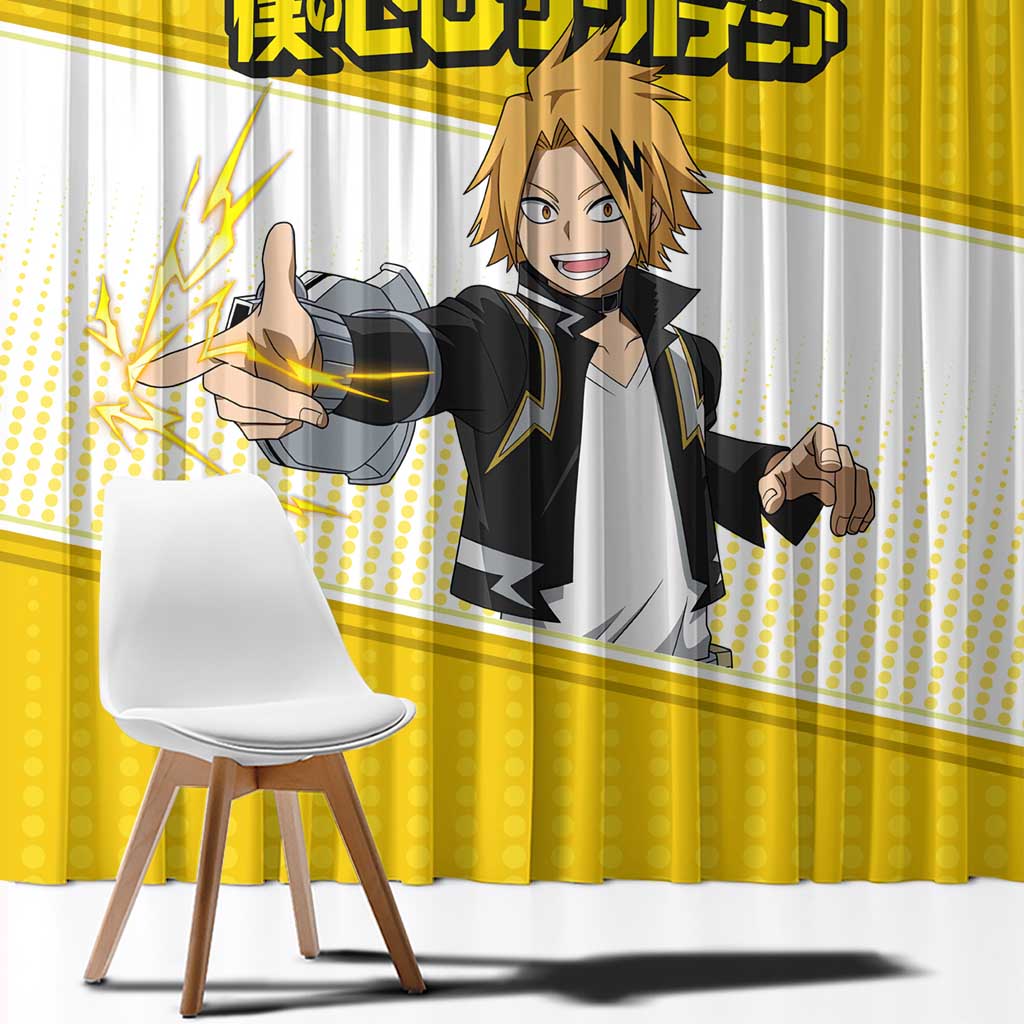 Denki Kaminari - My Hero Academia Window Curtain Anime Style