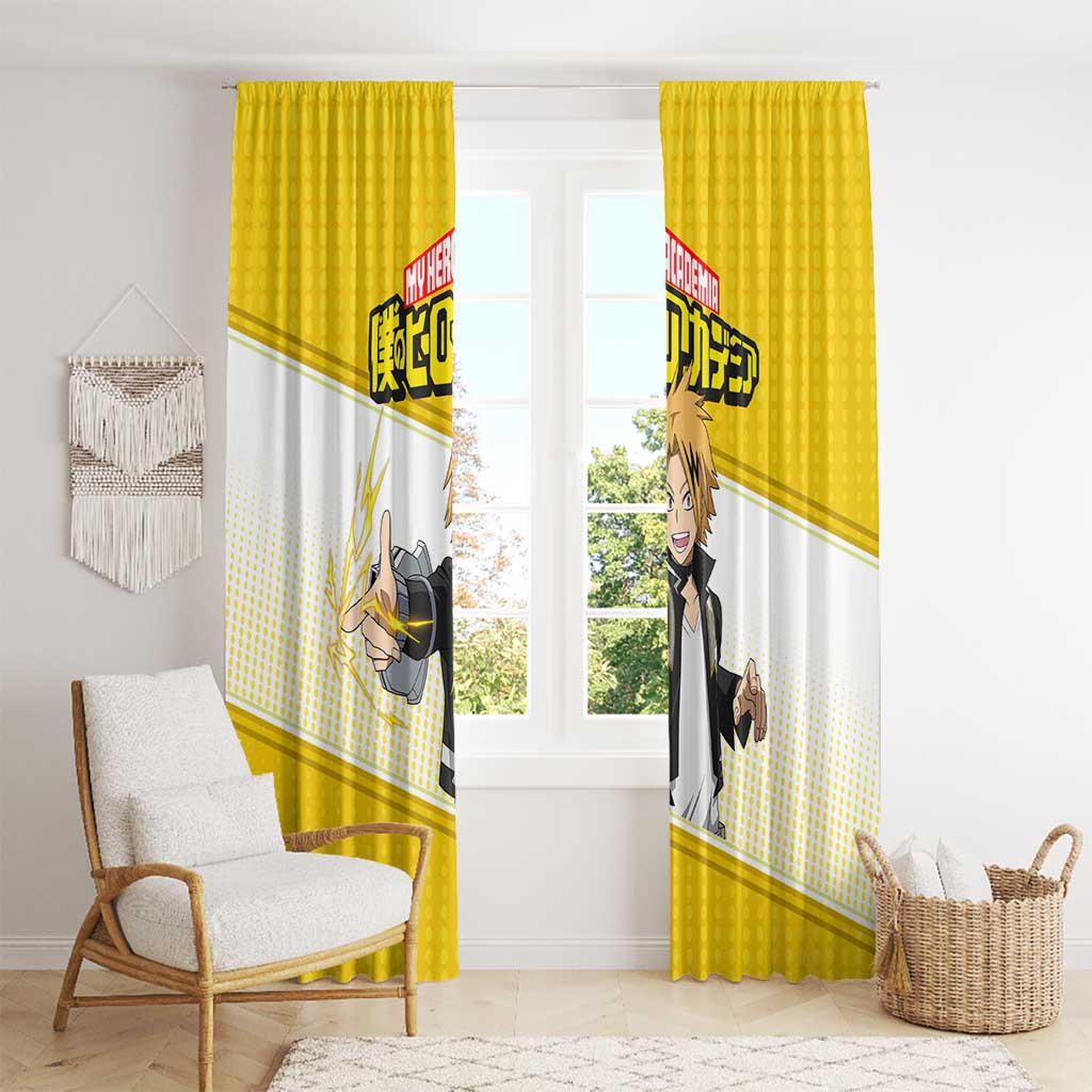 Denki Kaminari - My Hero Academia Window Curtain Anime Style