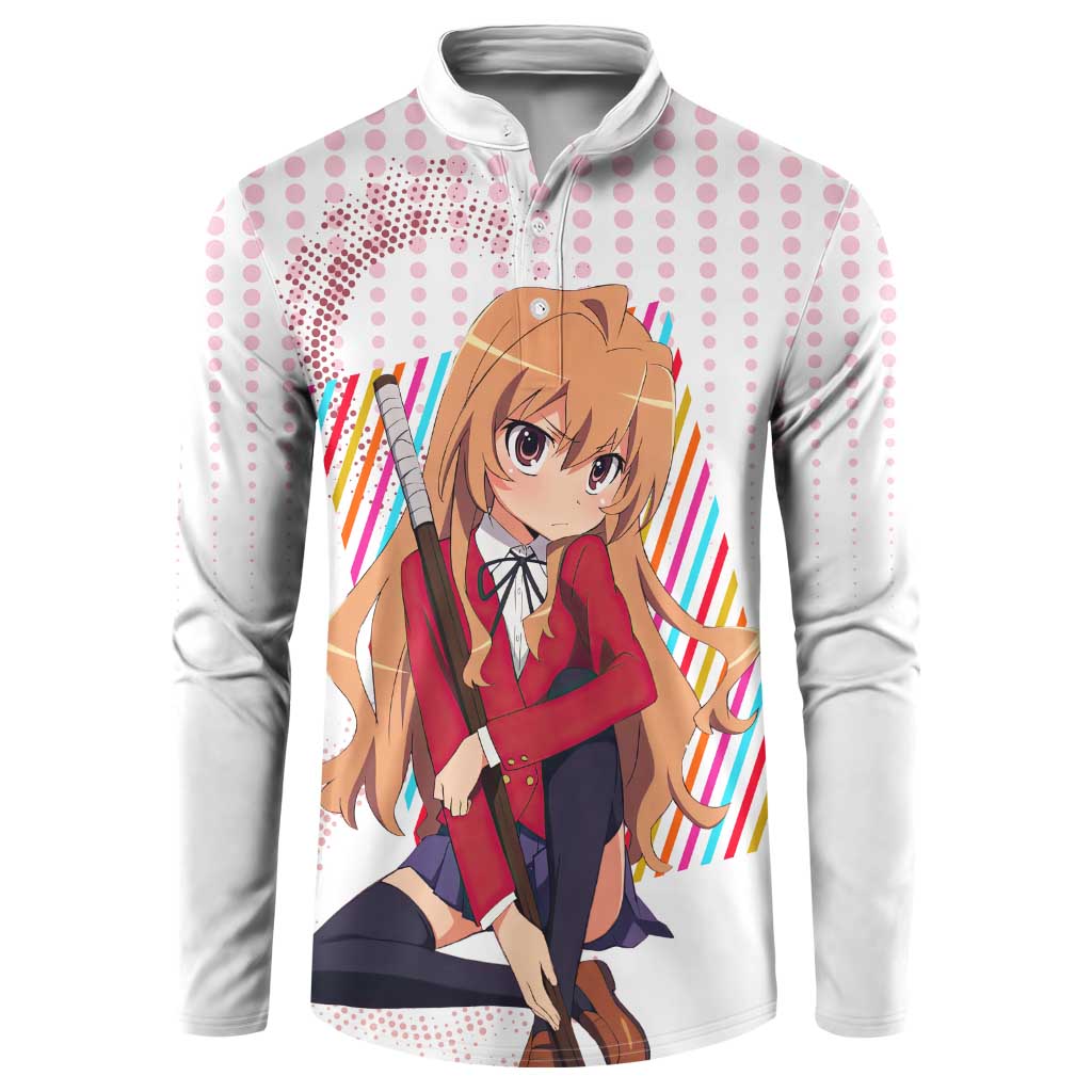 Minori Kushieda - Toradora Button Sweatshirt Anime Style