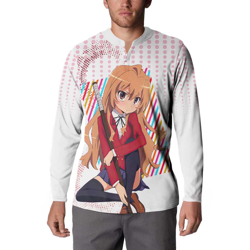 Minori Kushieda - Toradora Button Sweatshirt Anime Style