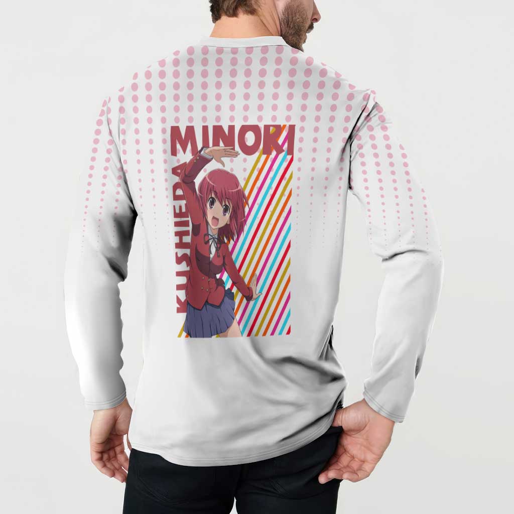 Minori Kushieda - Toradora Button Sweatshirt Anime Style