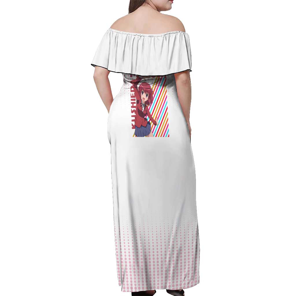 Minori Kushieda - Toradora Off Shoulder Maxi Dress Anime Style