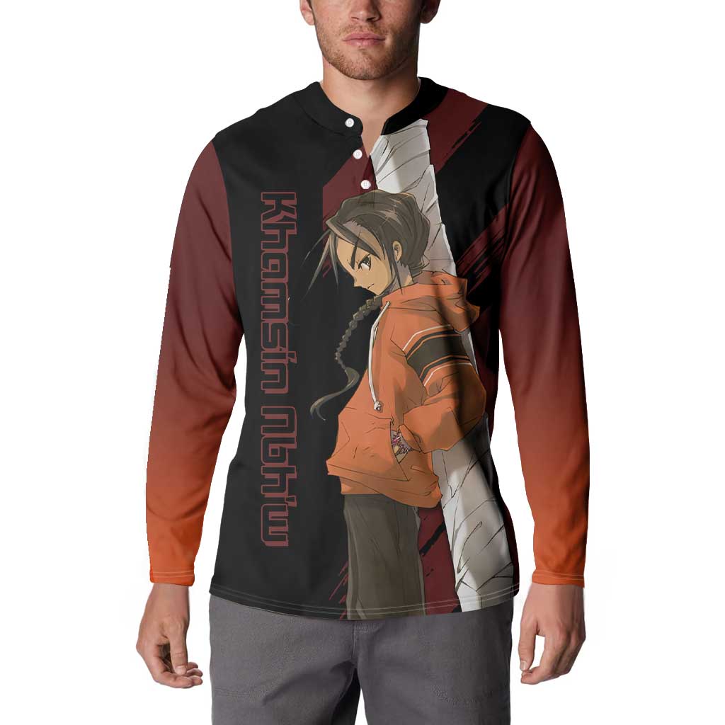 Khamsin Nbh'w - Shakugan no Shana Button Sweatshirt Anime Style