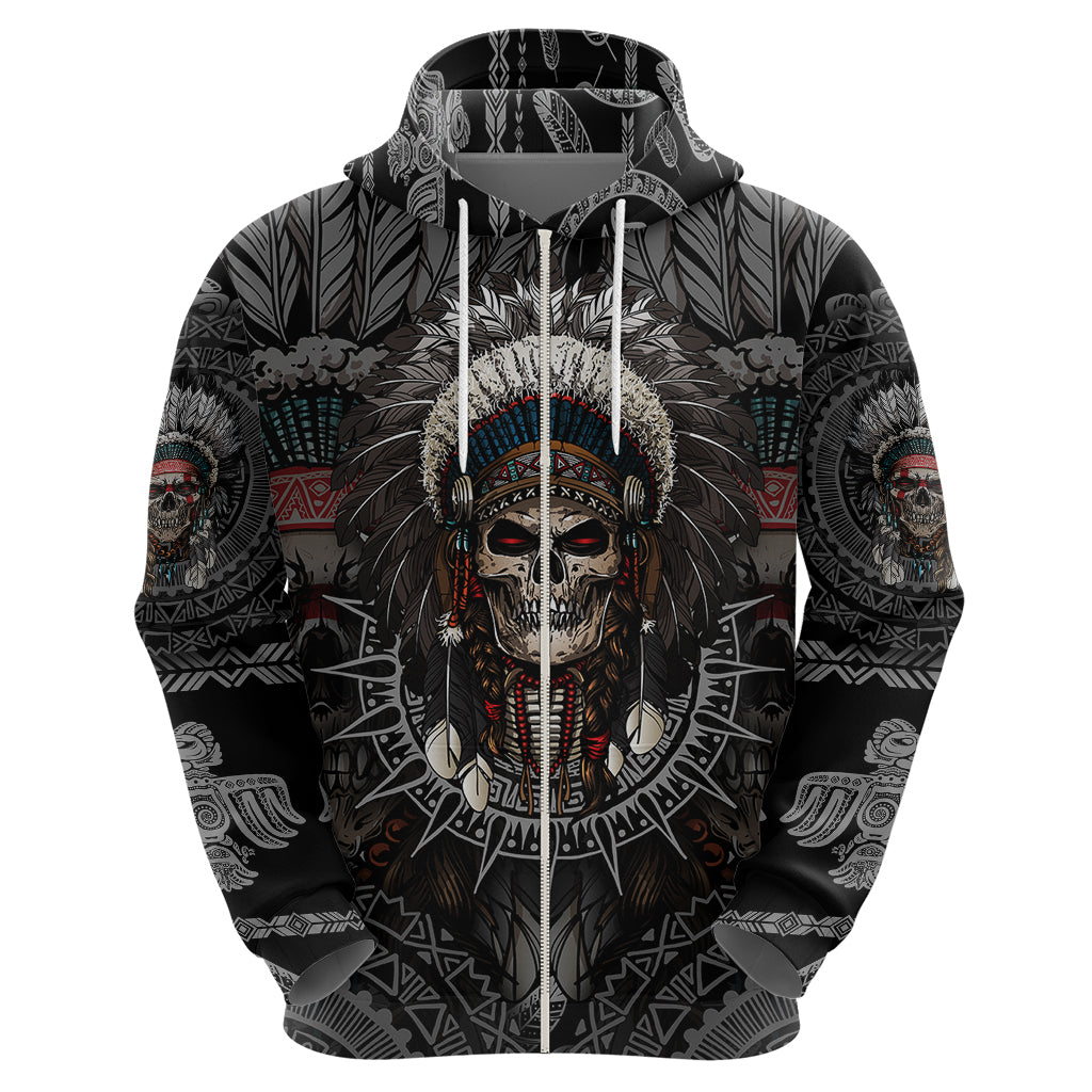 skull-native-american-warrior-hoodie