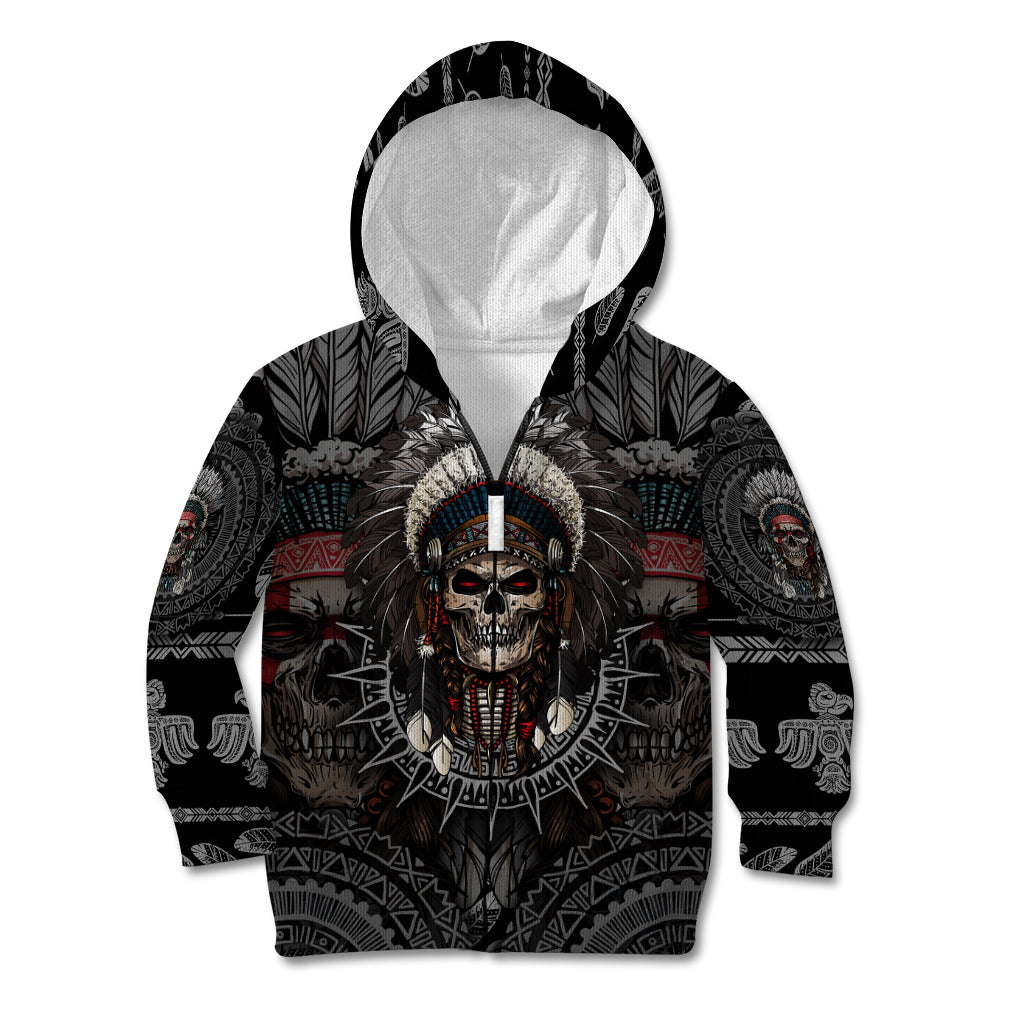 skull-native-american-warrior-kid-hoodie
