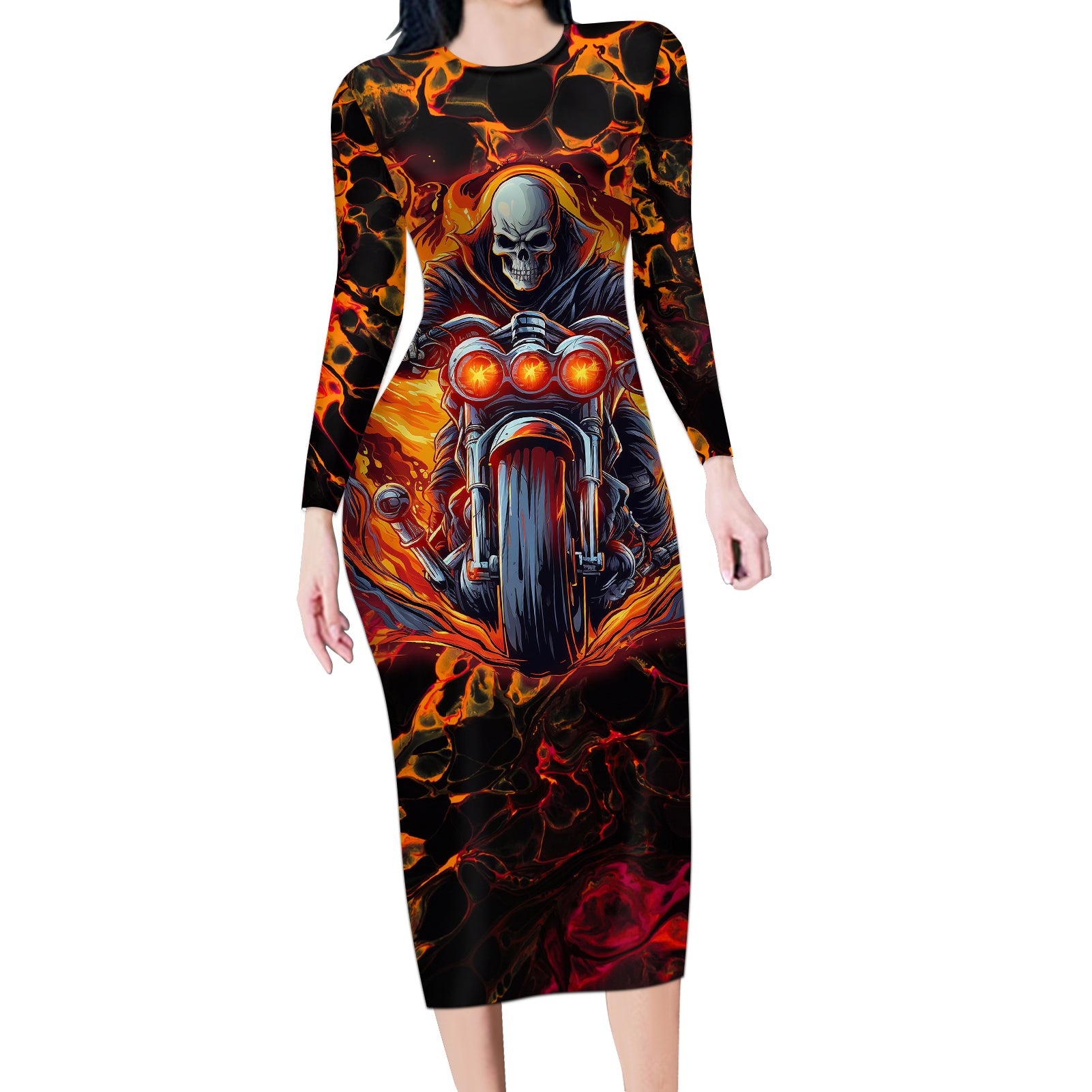 be-come-the-monster-and-show-your-true-smile-long-sleeve-bodycon-dress