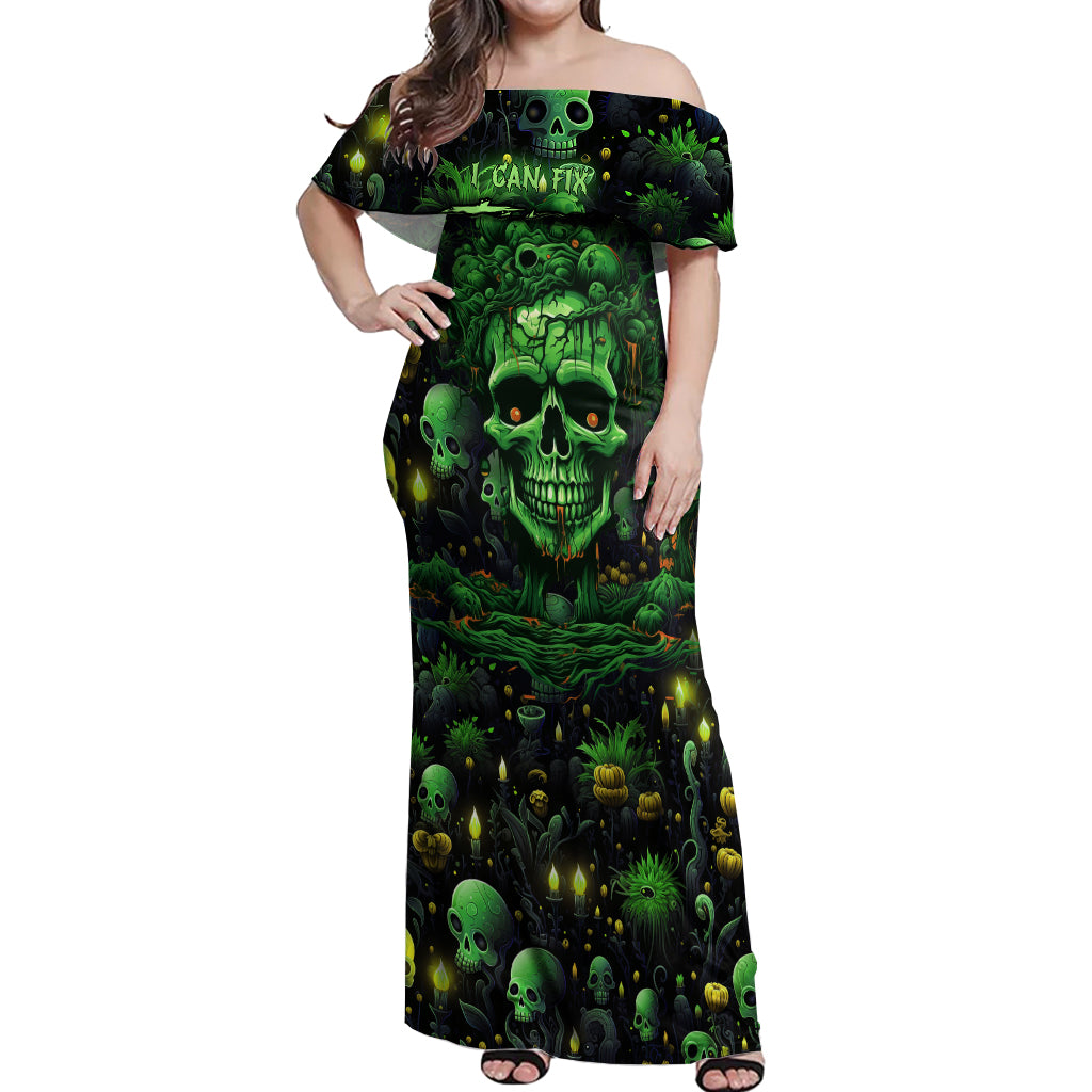 i-can-fix-stupid-but-is-gonna-hurt-off-shoulder-maxi-dress