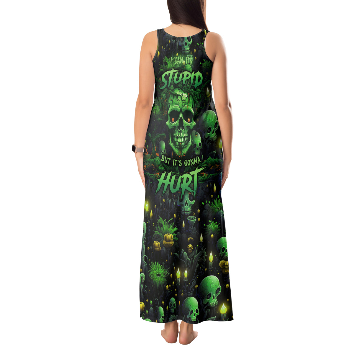 i-can-fix-stupid-but-is-gonna-hurt-tank-maxi-dress