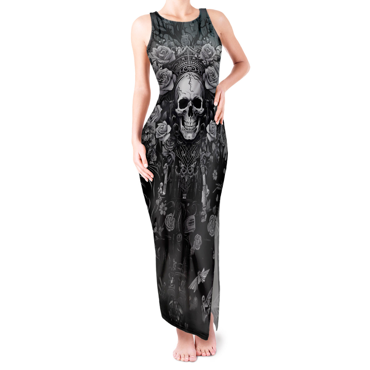 im-blunt-because-god-rolled-me-that-way-tank-maxi-dress