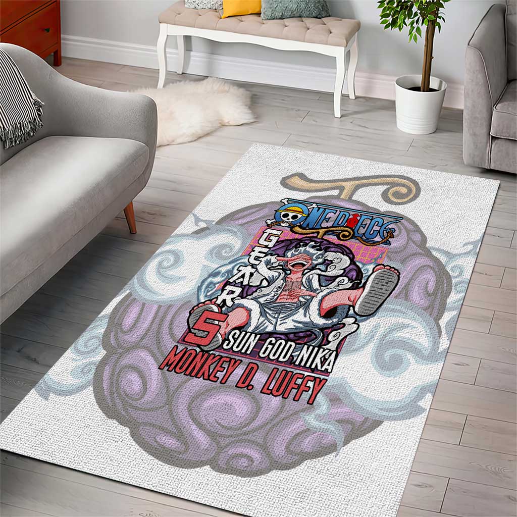 5th Gear Luffy One Piece Area Rug Anime Style