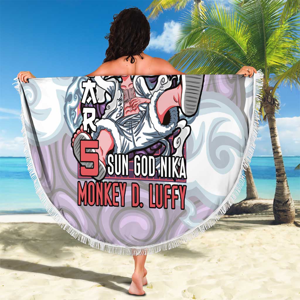 5th Gear Luffy One Piece Beach Blanket Anime Style