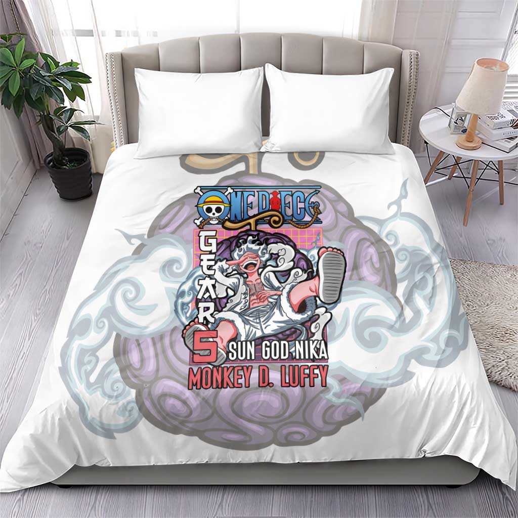5th Gear Luffy One Piece Bedding Set Anime Style