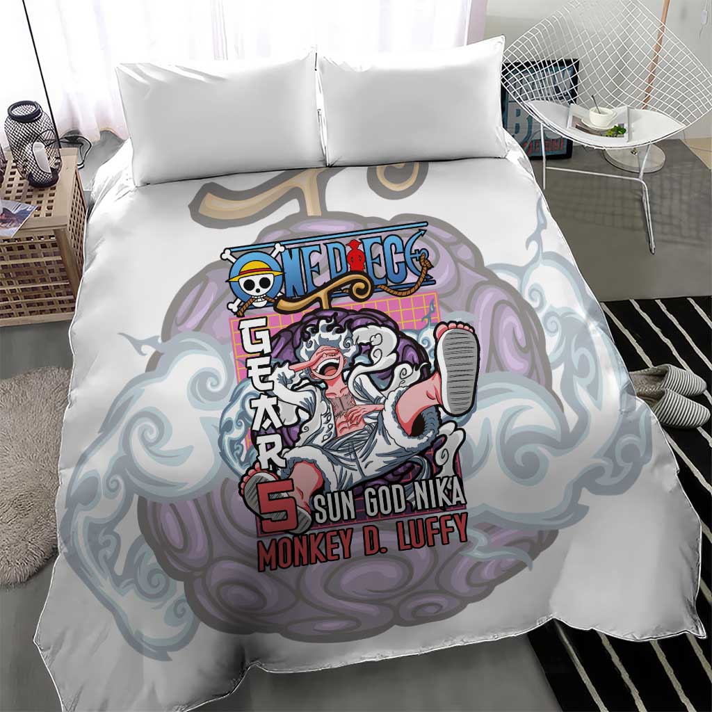 5th Gear Luffy One Piece Bedding Set Anime Style