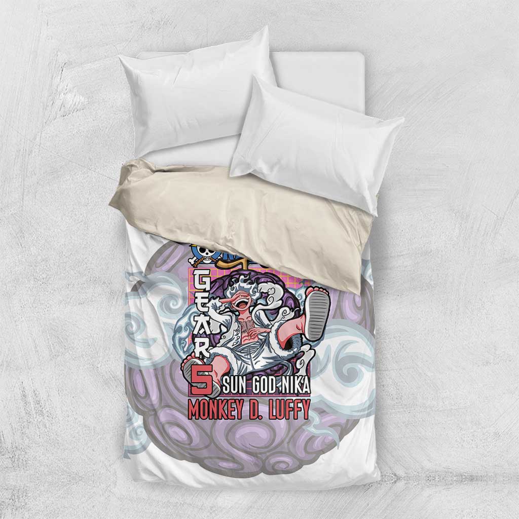 5th Gear Luffy One Piece Bedding Set Anime Style