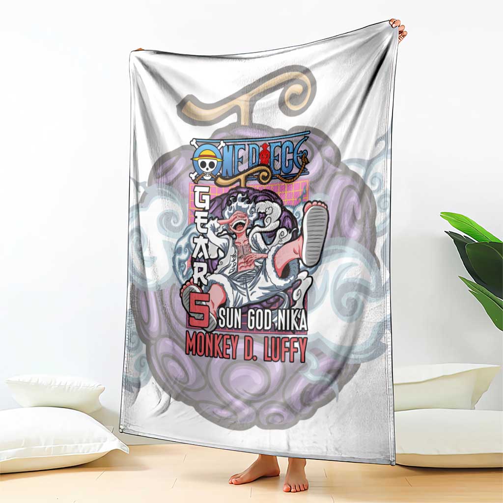 5th Gear Luffy One Piece Blanket Anime Style