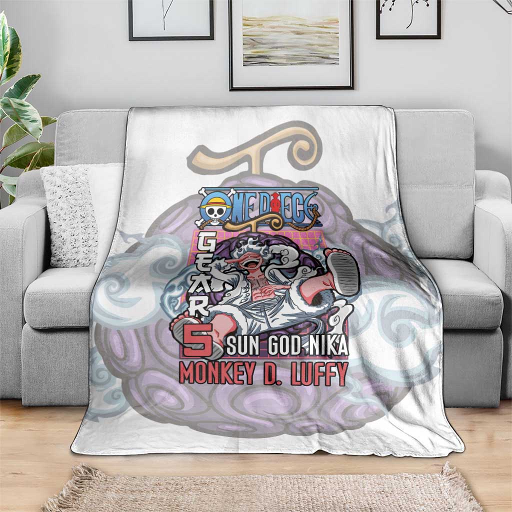 5th Gear Luffy One Piece Blanket Anime Style