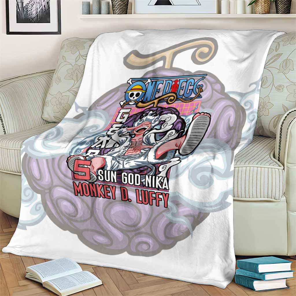5th Gear Luffy One Piece Blanket Anime Style
