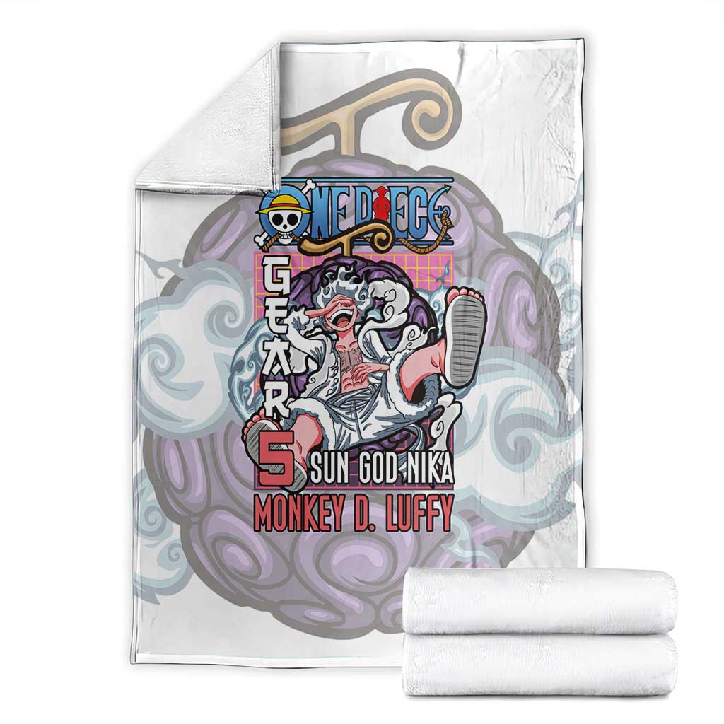 5th Gear Luffy One Piece Blanket Anime Style