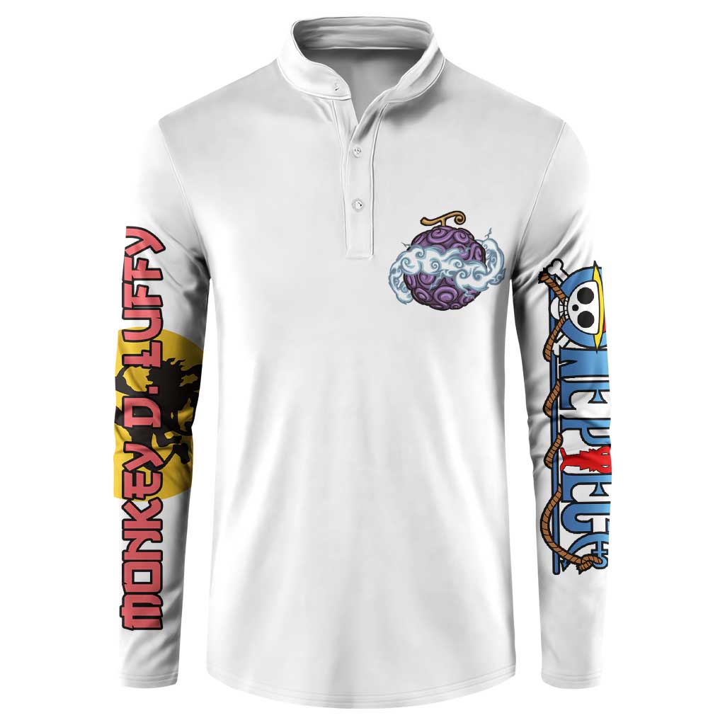 5th Gear Luffy One Piece Button Sweatshirt Anime Style