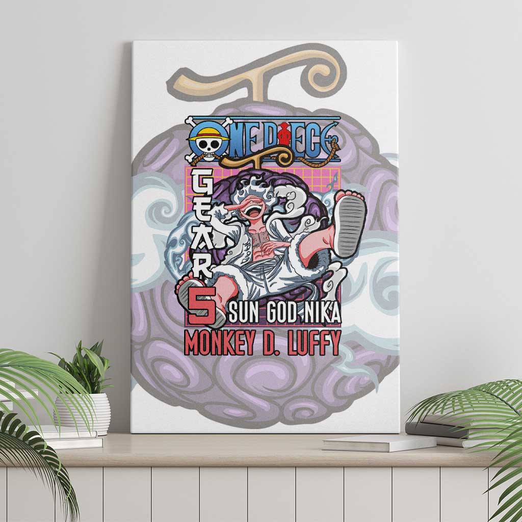 5th Gear Luffy One Piece Canvas Wall Art Anime Style