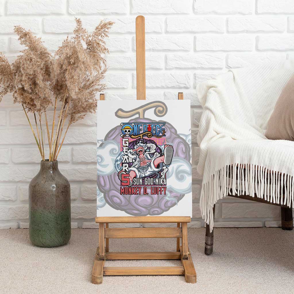 5th Gear Luffy One Piece Canvas Wall Art Anime Style